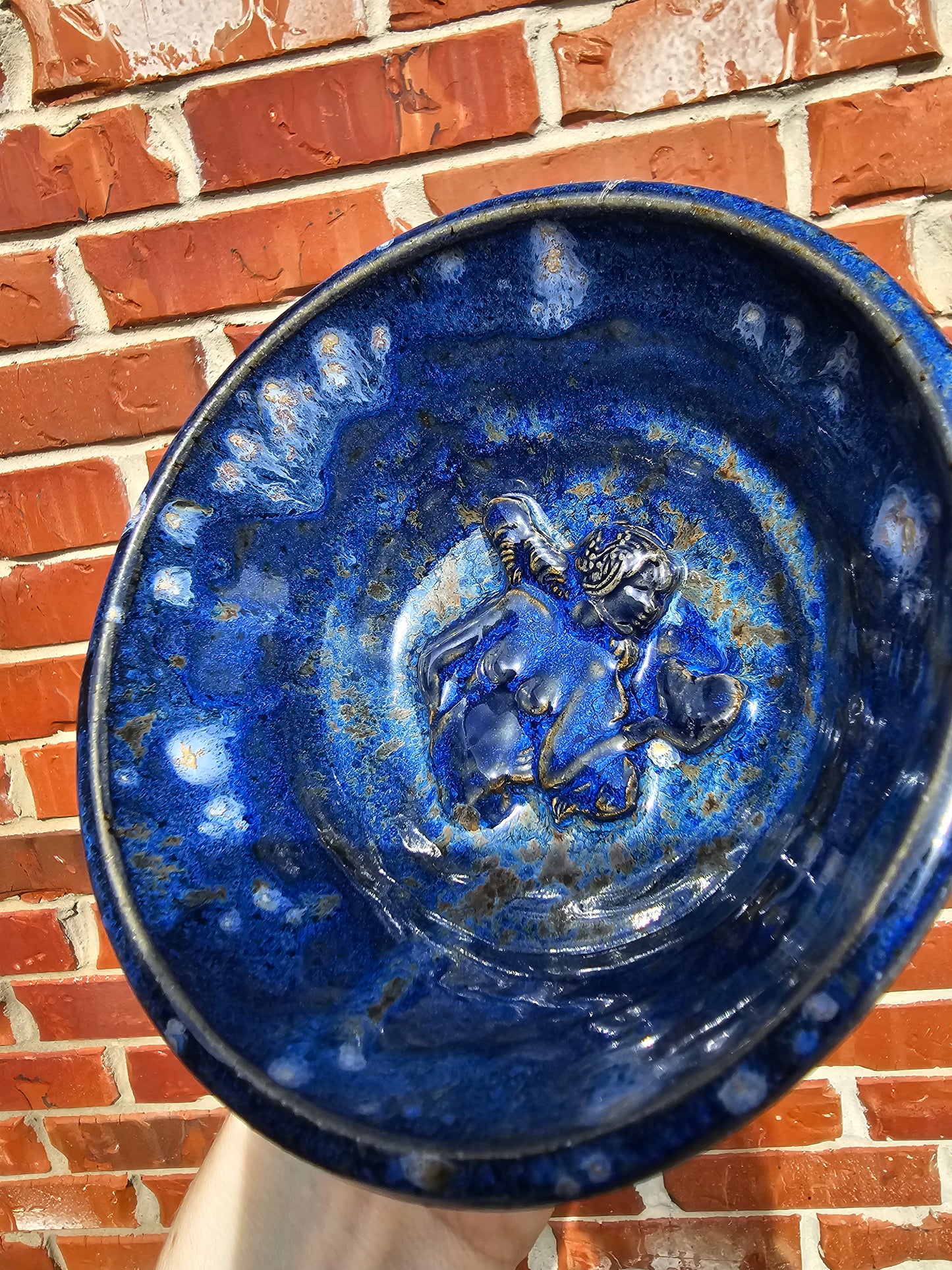 Goddess Bowl Blue Galaxy 6 inch