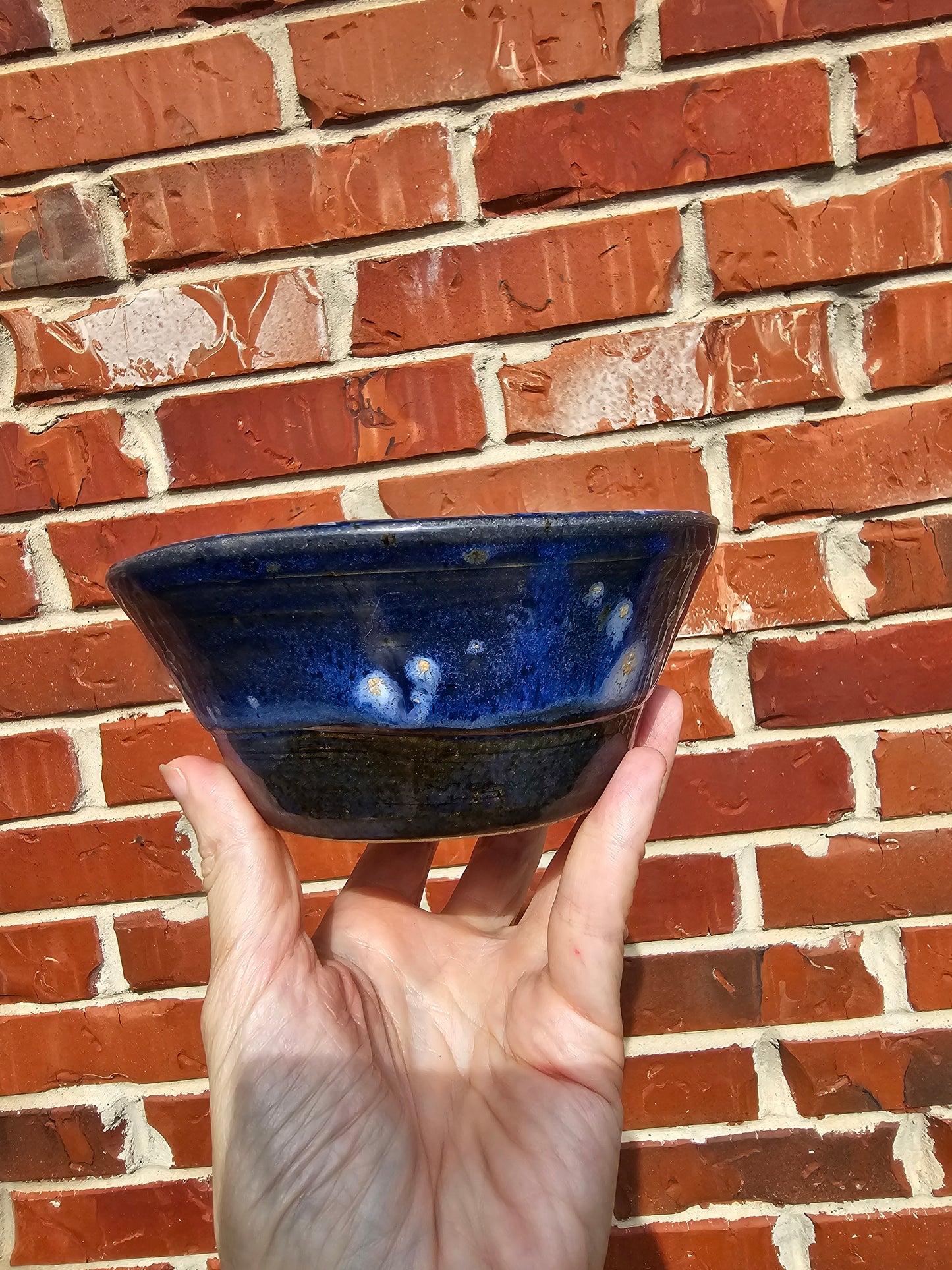 Goddess Bowl Blue Galaxy 6 inch