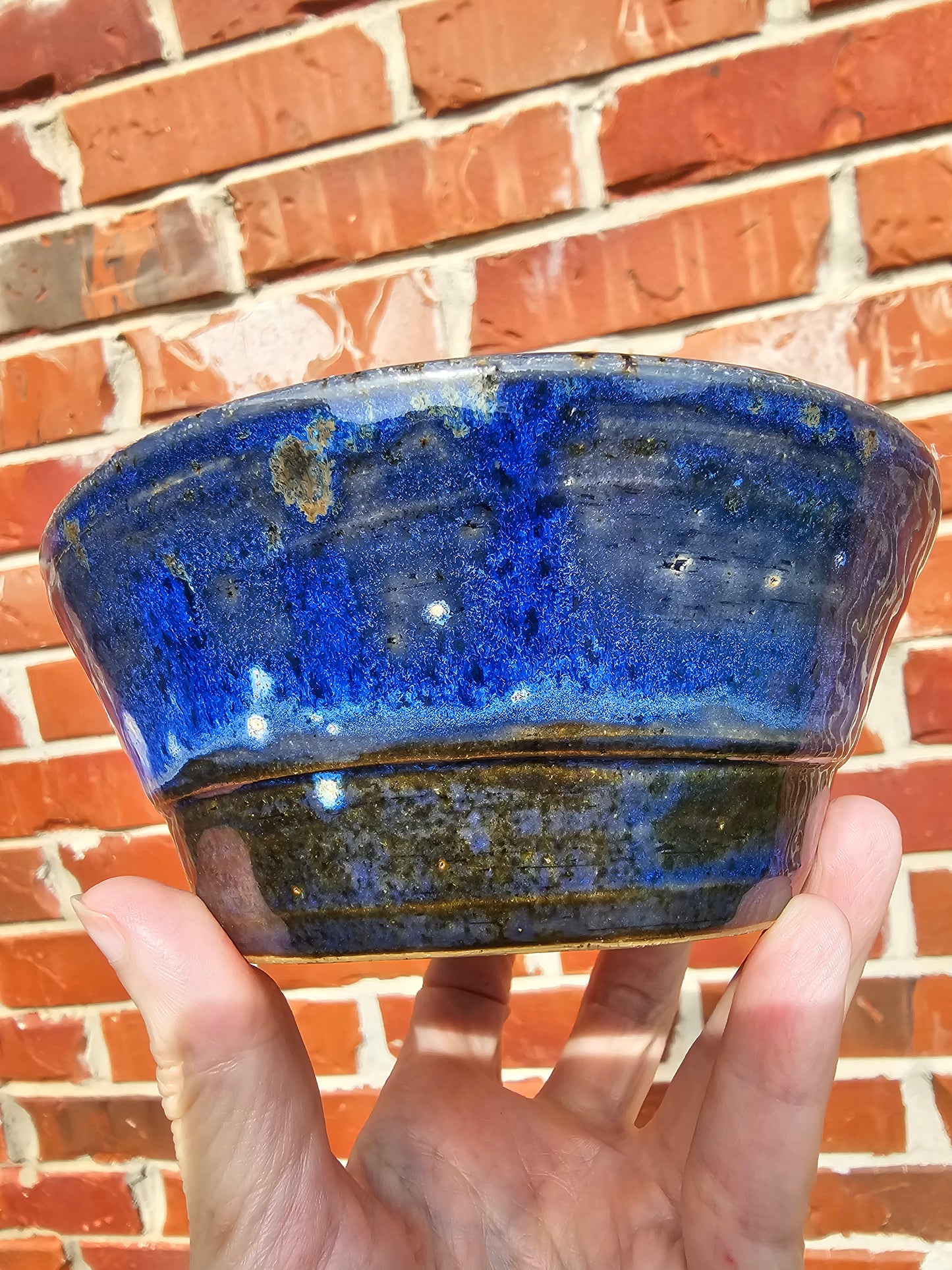 Goddess Bowl Blue Galaxy 6 inch