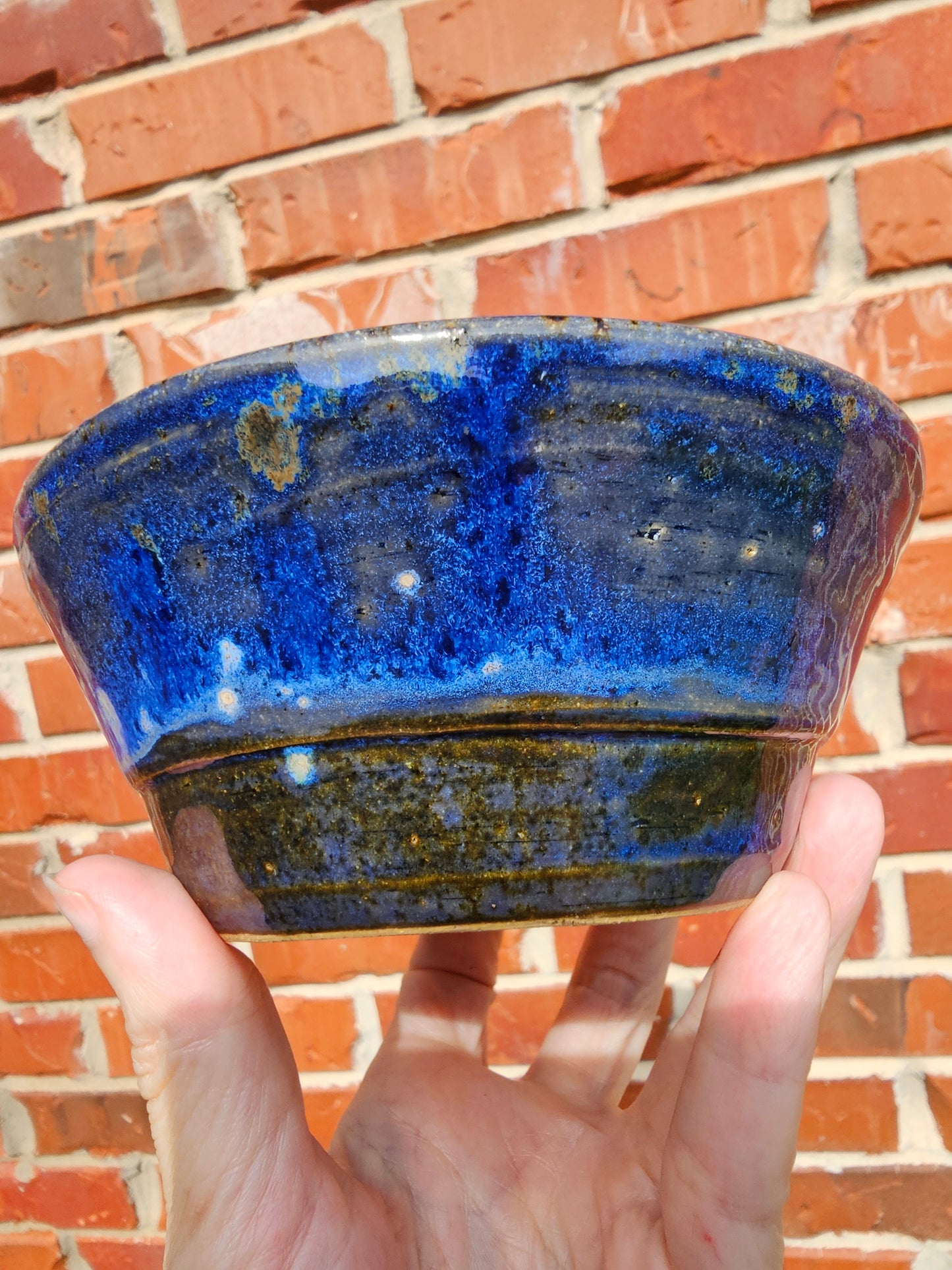 Goddess Bowl Blue Galaxy 6 inch