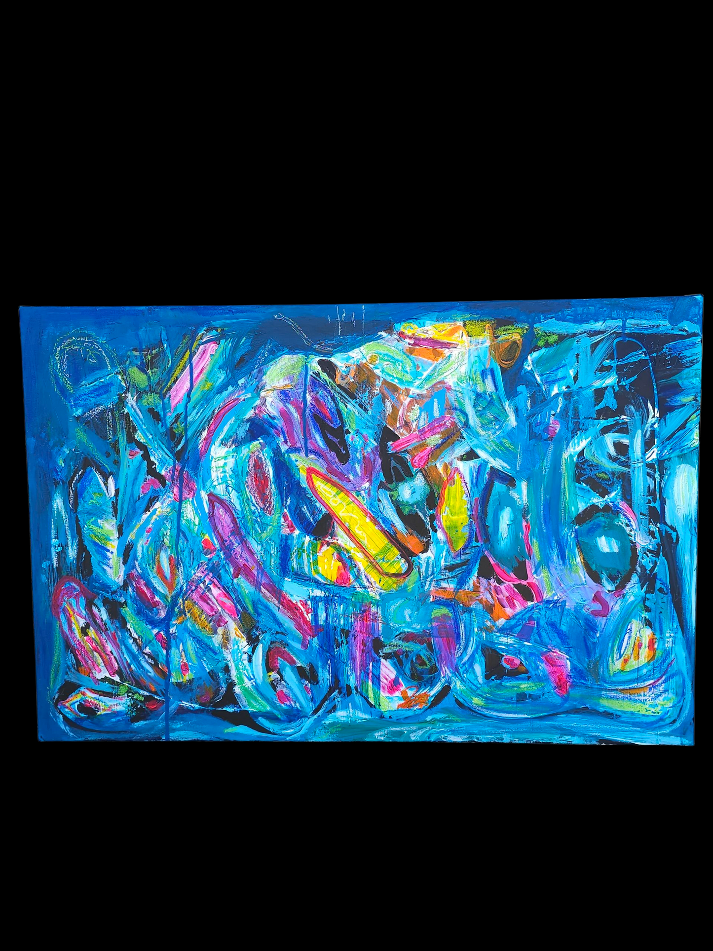 The Reef 20 x 30 Mixed Media Original Art