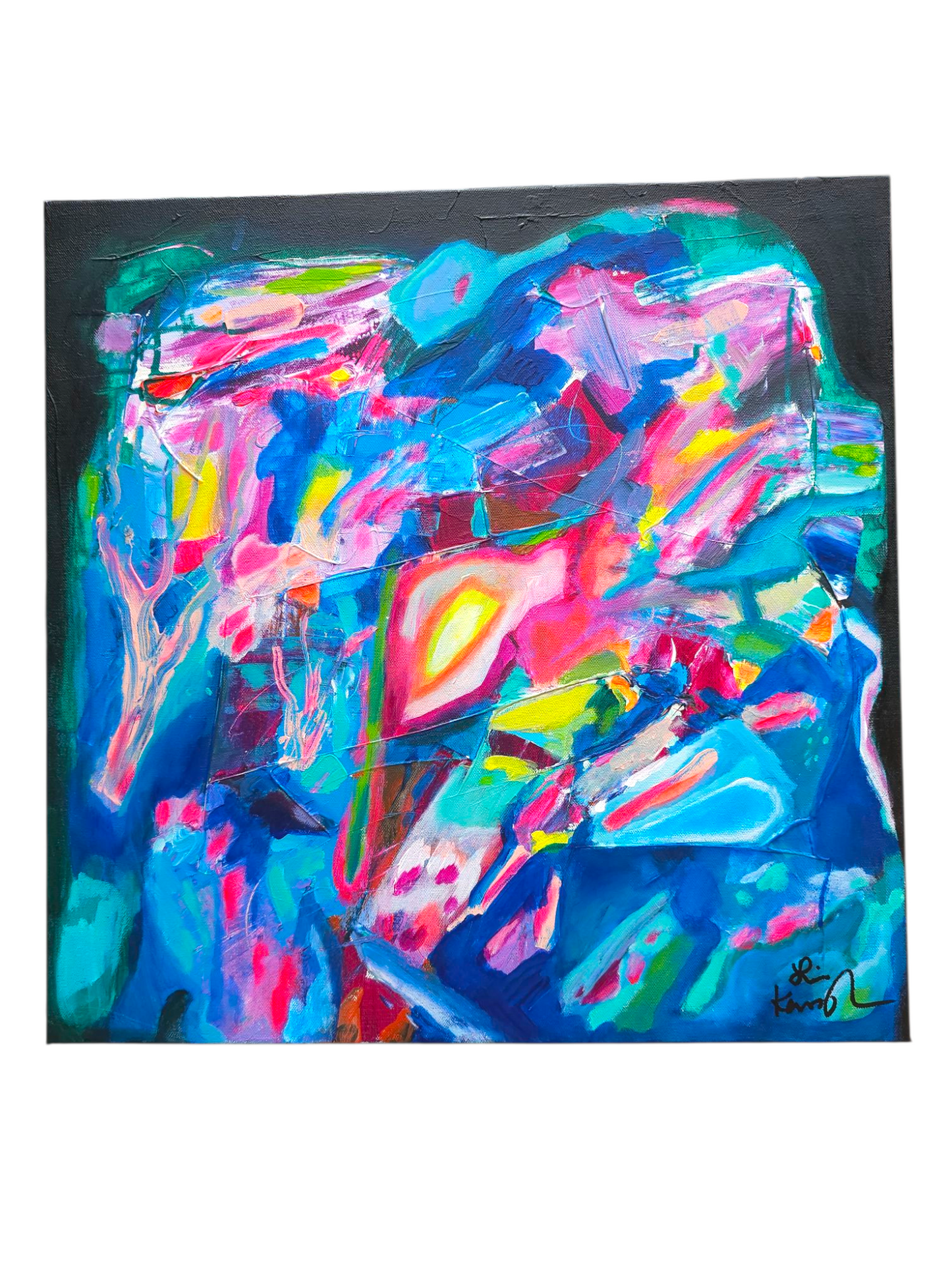Riches of Babylon Abstract Painting Original 20 x 30 x 1.5 Gallery wrapped
