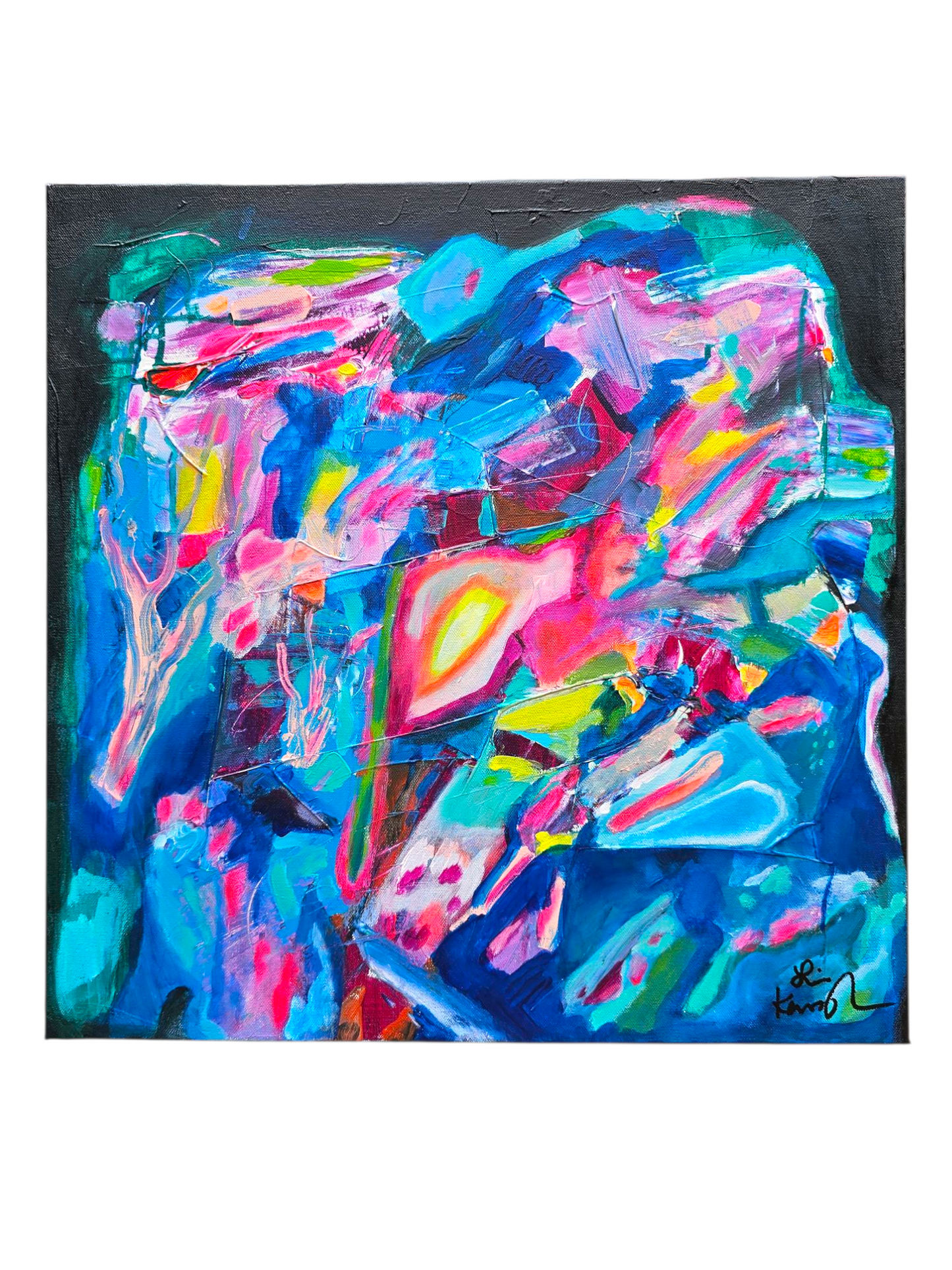 Riches of Babylon Abstract Painting Original 20 x 30 x 1.5 Gallery wrapped