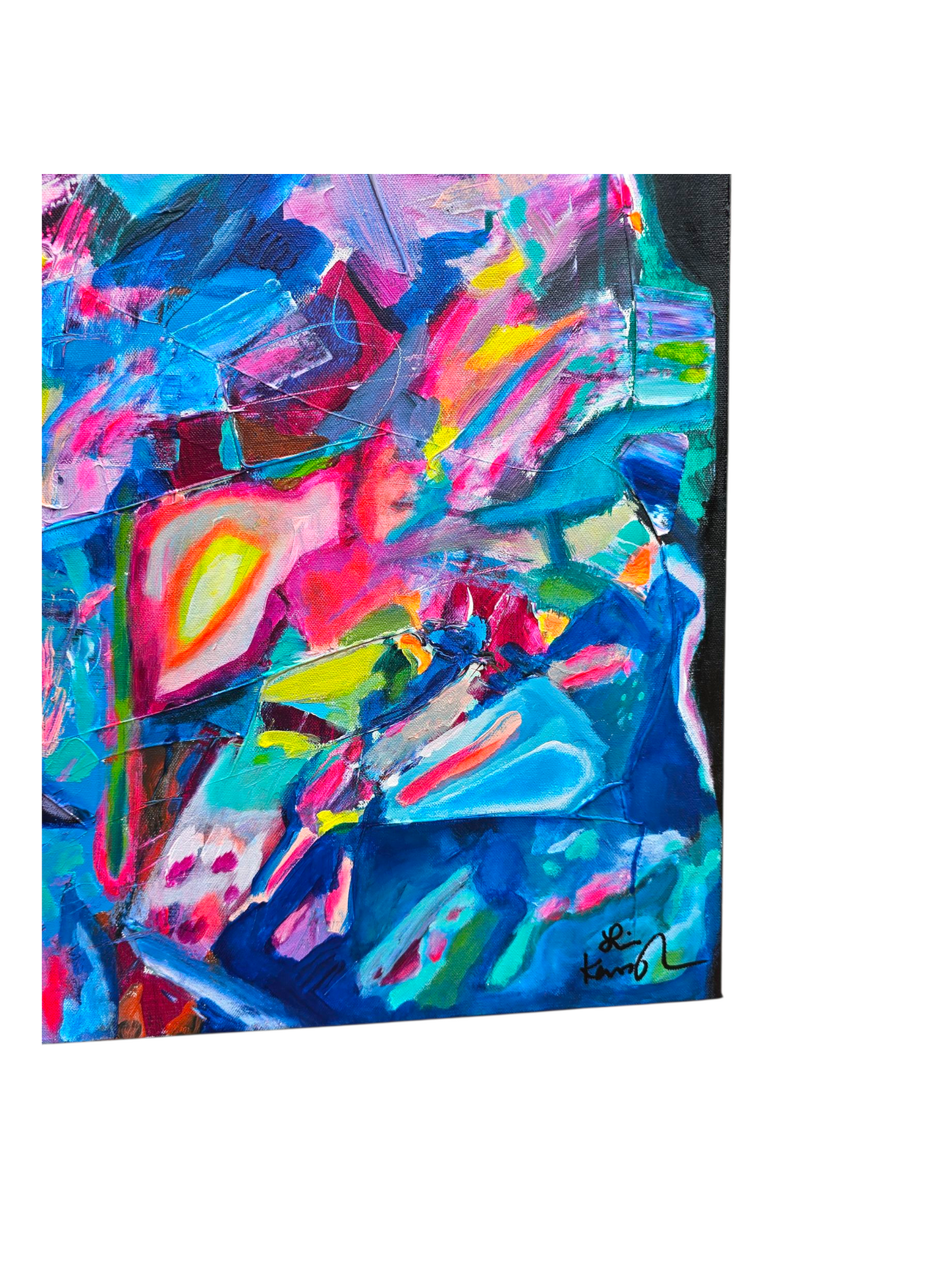 Riches of Babylon Abstract Painting Original 20 x 30 x 1.5 Gallery wrapped
