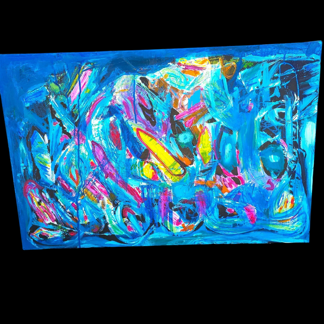 The Reef 20 x 30 Mixed Media Original Art