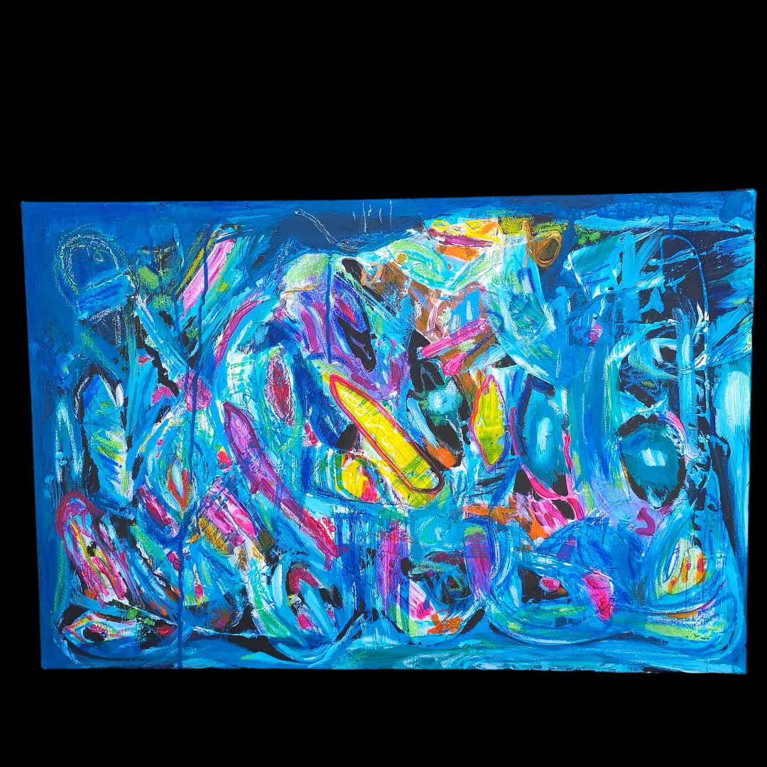 The Reef 20 x 30 Mixed Media Original Art