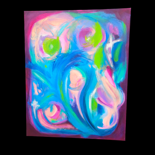Creative Flow 24 x 30 Acrylic  on Stretched Canvas