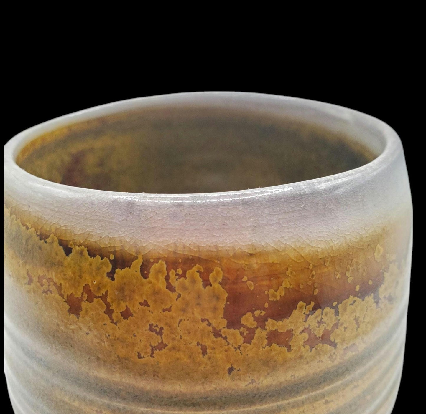 Handmade Soda Fired Ceramic Sipper: Teadust Glaze, 8 oz