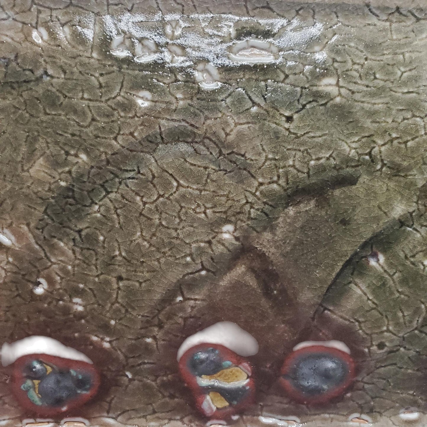 Soda Fired Ceramic Slab Plate: Rustic Wabi Sabi Sushi Charcuterie Tray