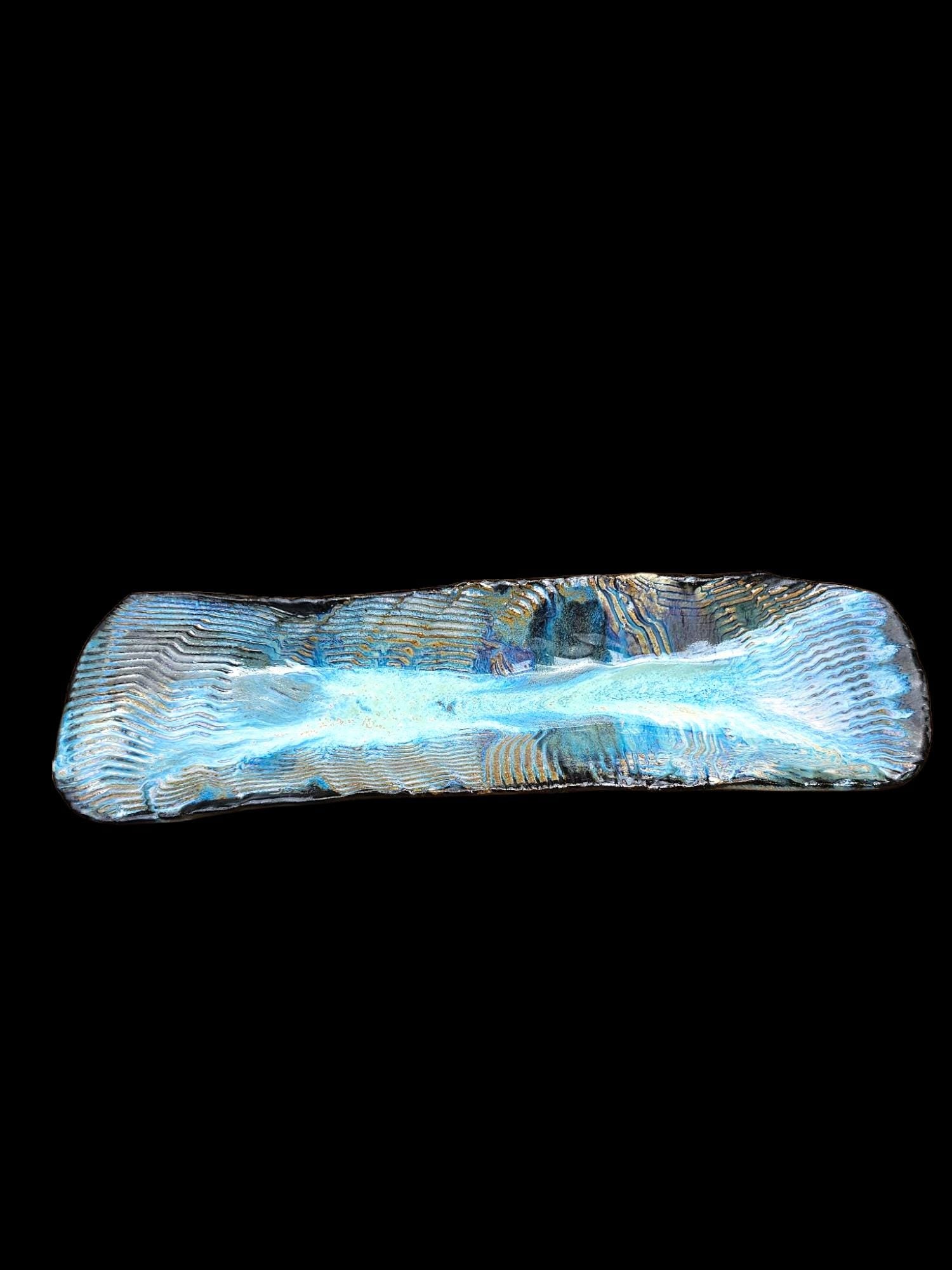 Large Abstract Ceramic Sculpture: Lin Kensington Studio Art (18 inch)