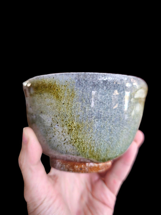 Soda Fired Chawan Matcha Tea bowl Handmade Shino Glaze Teabowl ceremony #2