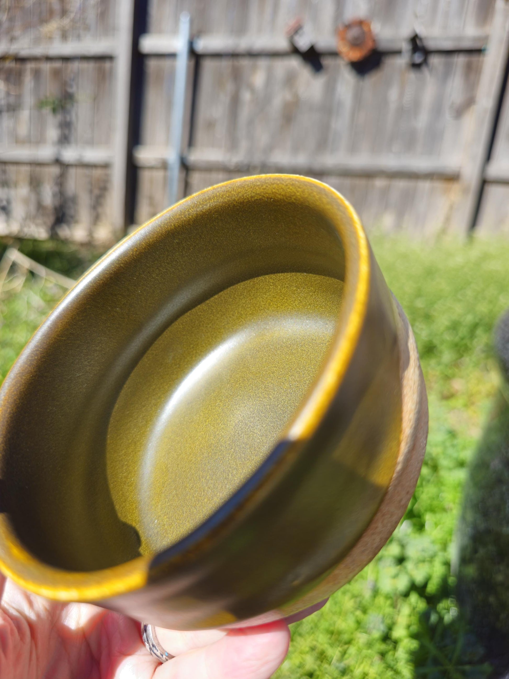 Handmade Soda Fired Teadust Glaze Stoneware Chawan Tea Bowl